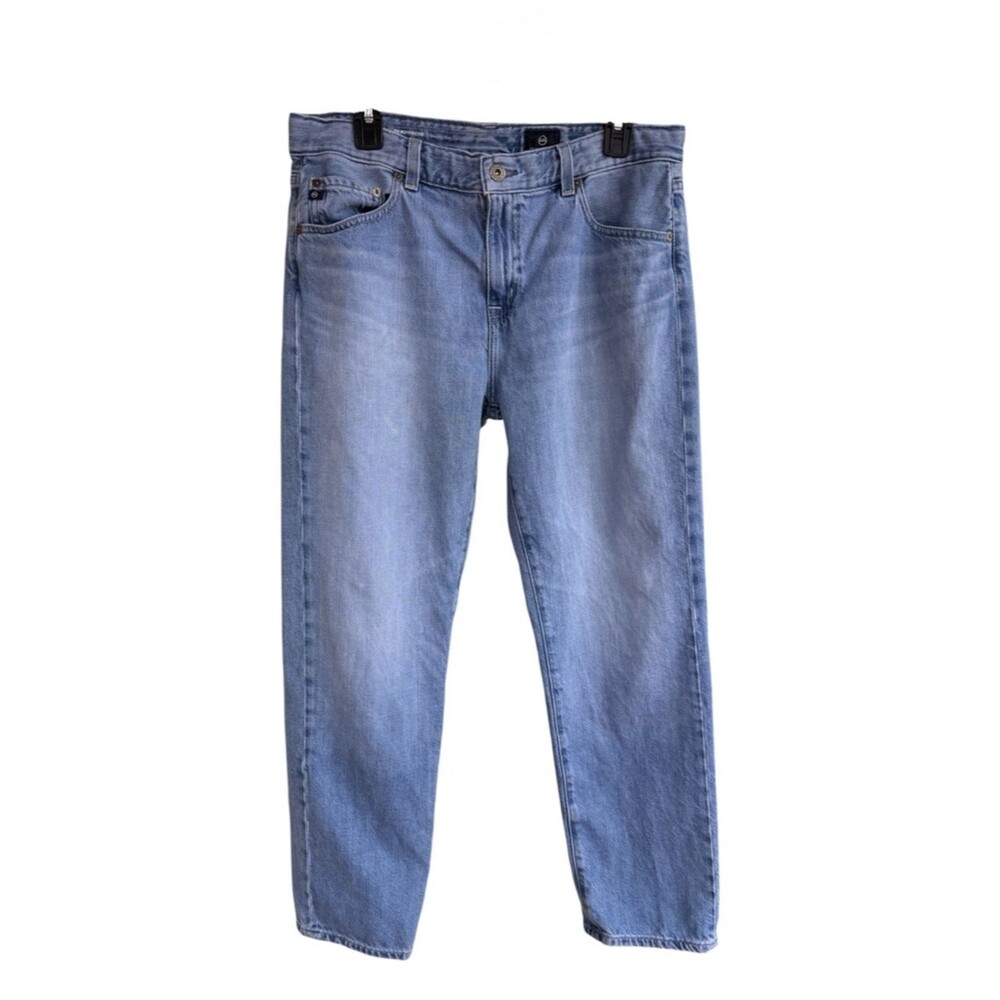 AG Adriano Goldschmied Ex-Boyfriend Slim Jeans 28 Light Wash Cotton - Picture 2 of 7